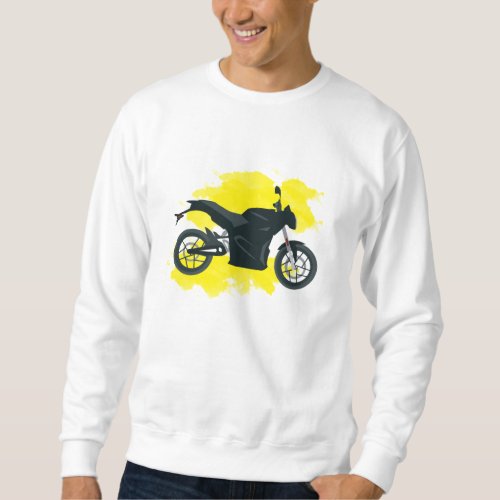 Motorcycle Yellow Paint Sweatshirt