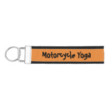 Motorcycle Yoga Keychain Wrist Strap