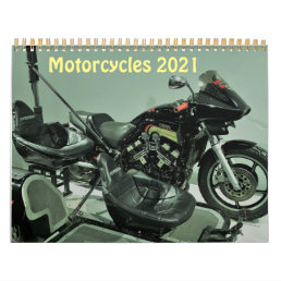 Motorcycles 2021 photo calendar