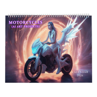 Motorcycles AI Art Calendar