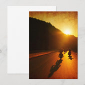 Motorcycles at Sunset (Front/Back)