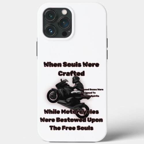Motorcycles Bestowed Upon The Free Souls Racing iPhone 13 Pro Max Case
