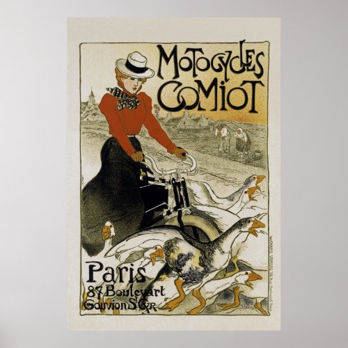 Motorcycles Comiot Poster