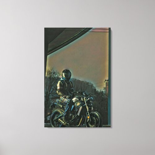 Motorcycles gifts canvas print