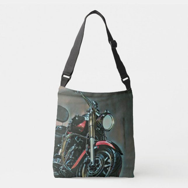 Motorcycles gifts crossbody bag (Front)