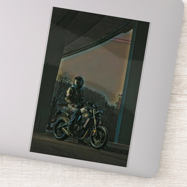 Motorcycles gifts sticker (Detail)