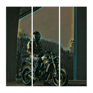 Motorcycles gifts triptych