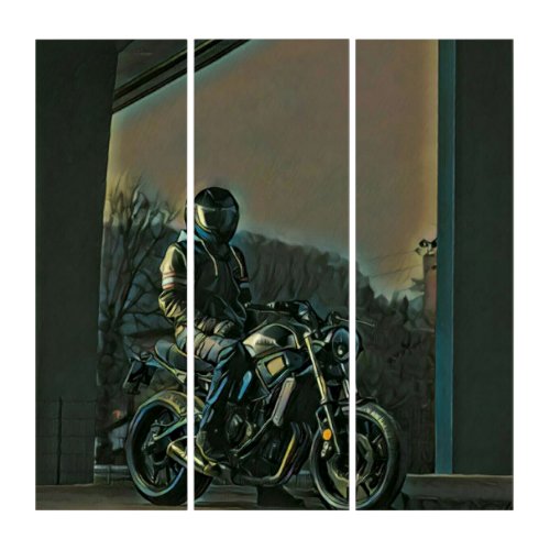 Motorcycles gifts triptych