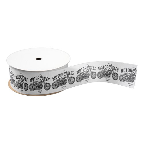 Motorcycles Grosgrain Ribbon