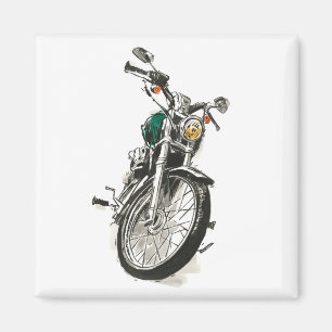 Motorcycles in Ink I Magnet