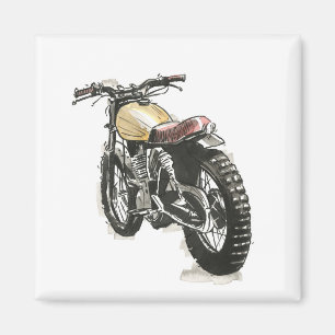 Motorcycles in Ink III Magnet