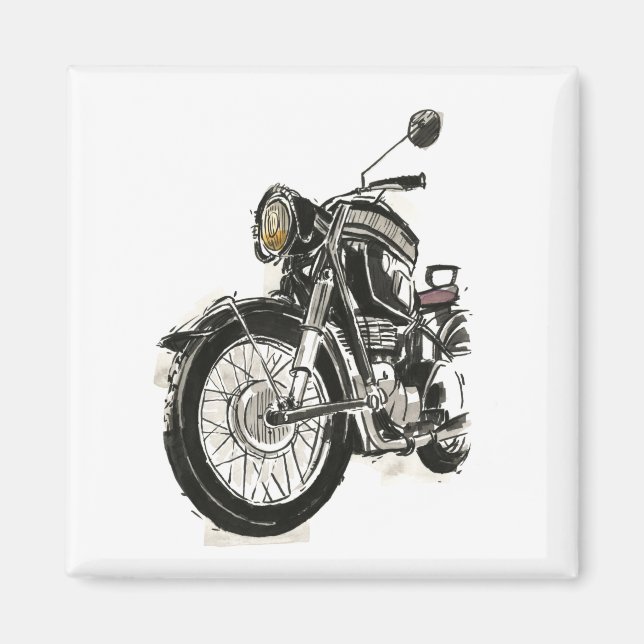 Motorcycles in Ink IV Magnet (Front)