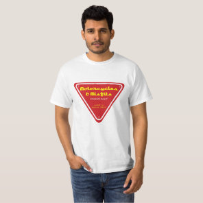 Motorcycles & Misfits Red Triangle T-Shirt
