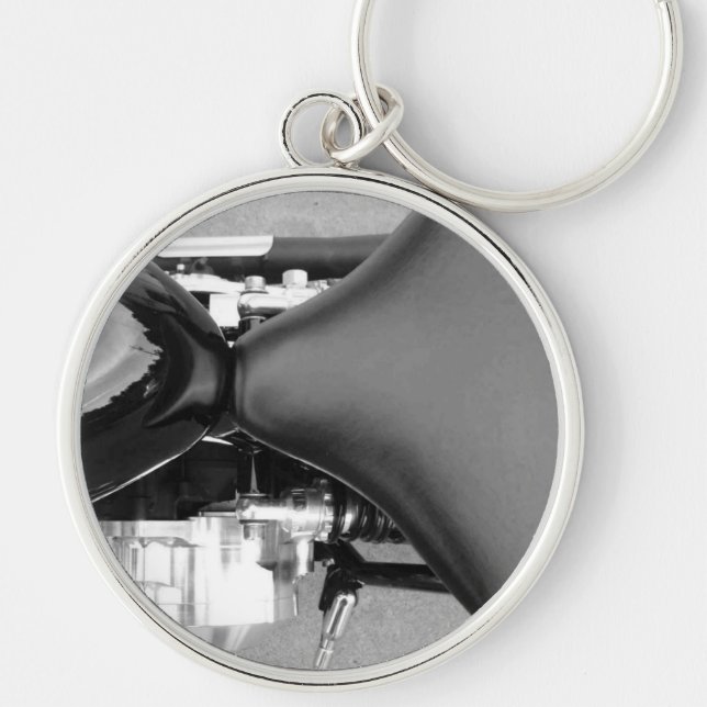 Motorcycles Motorcycle Parts Seat Fuel Tank Photo Keychain (Front)