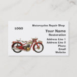Motorcycles Repair Shop Business Card at Zazzle