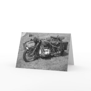 "Motorcycles: Start Seeing Vehicles" Birthday Card