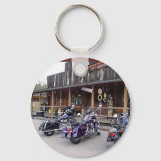 Motorcycles Western Saloon Keychain