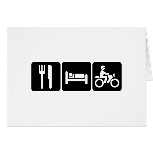 Motorcycling Cards (Front Horizontal)