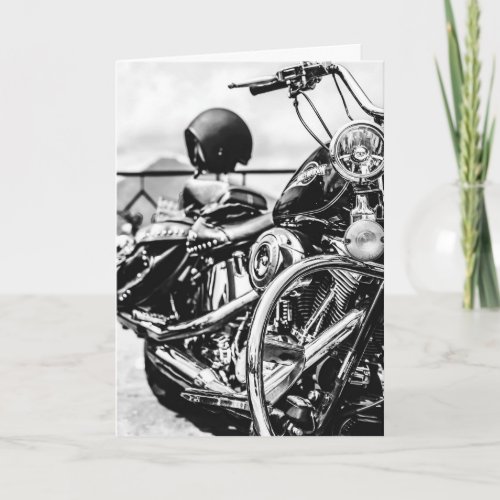 Motorcyclist Biker American Made V_Twin Birthday Card