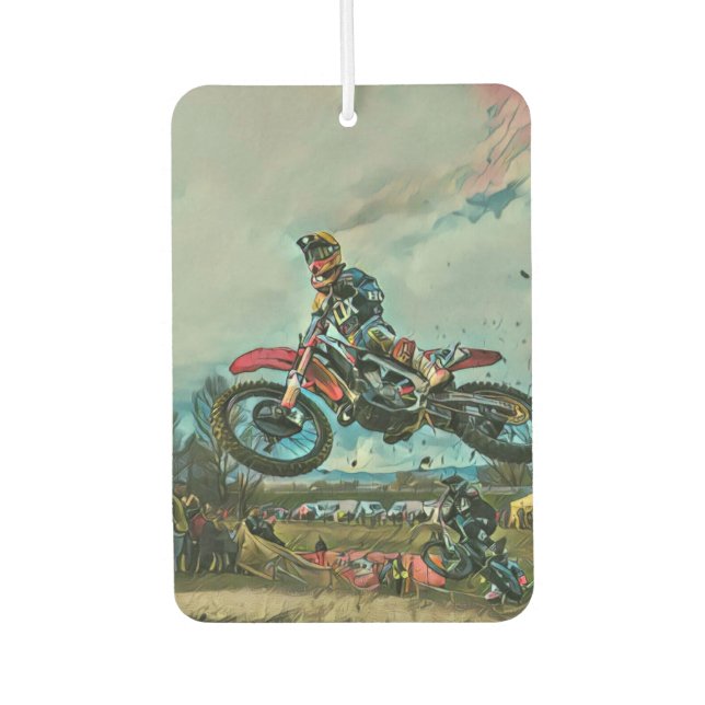 Motorcyclist gifts air freshener (Front)