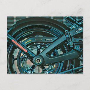 Motorcyclist gifts postcard