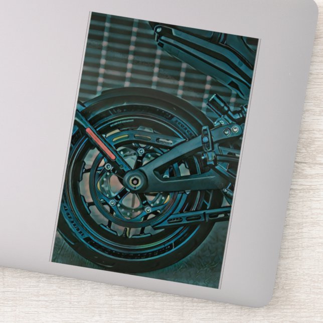 Motorcyclist gifts sticker (Detail)