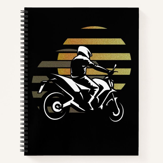 Motorcyclist Notebook (Front)