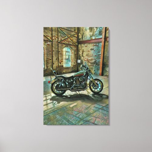 motorcyclists gifts canvas print