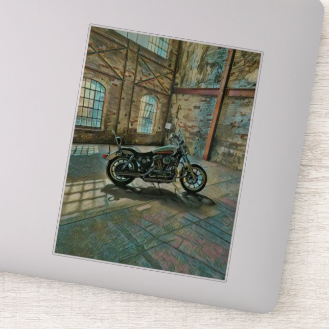 motorcyclists gifts sticker (Detail)