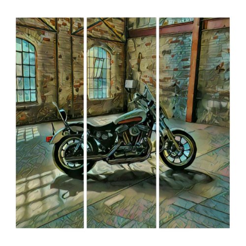 motorcyclists gifts triptych