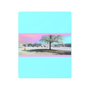Motorcyclists Training (pastel version) Metal Print