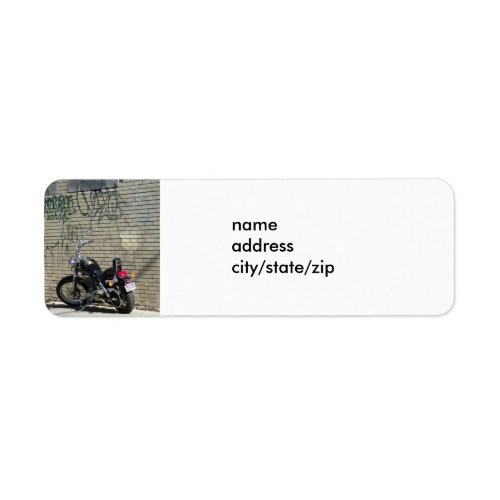 MOTORCYLE  GRAFFITI LABEL