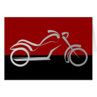 motorcyle motorbike bike biker card