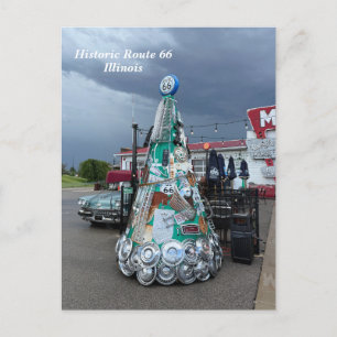 MotorHeads Bar & Grill, Museum Holiday Postcard