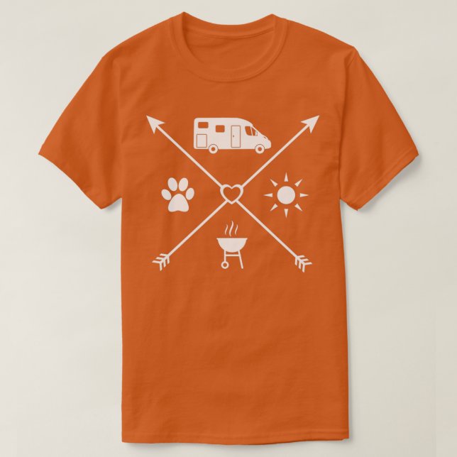 Motorhome accessory gift motorhome driver T-Shirt (Design Front)