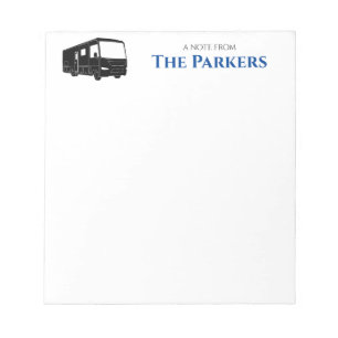 Motorhome / Camper / RV - Personalized Notepad