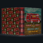 Motorhome RV Camper Travel Van Rustic Road Trip 3 Ring Binder<br><div class="desc">This personalized vacation binder with a rustic look is perfect for all your motor home travels. The front includes a red plaid motor home | camper. The RV travels over a background that had a wood grain look with mountains and pine trees. The original text says, "Roam Sweet Roam." The...</div>