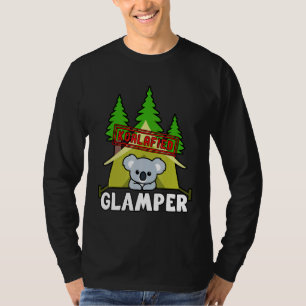 Motorhome Rv Camping Camper Koalafied Glamper Tent T-Shirt