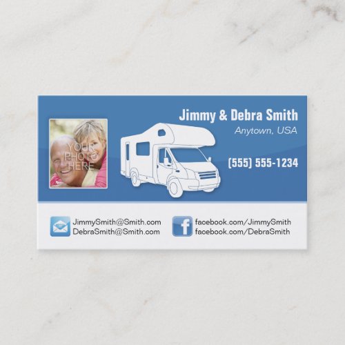 Motorhome RV Couple Cards