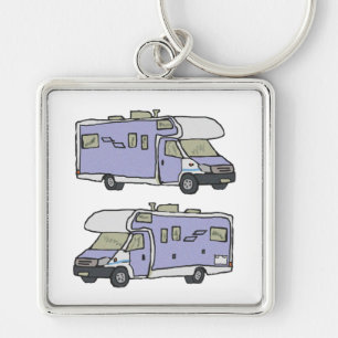 Motorhome RV Keychain