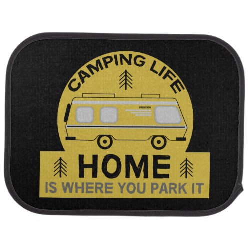 Motorhome  RV Motorhome  Camping Life Latte Mug  Car Floor Mat