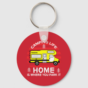 Motorhome RV Motorhome Camping Life Latte Mug Keychain