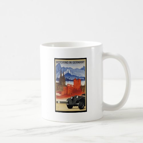 Motoring In Germany Coffee Mug