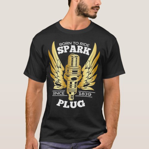 Motorist spark plug T_Shirt