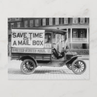 Motorized Mail Wagon by the U.S. Post Office Dept.