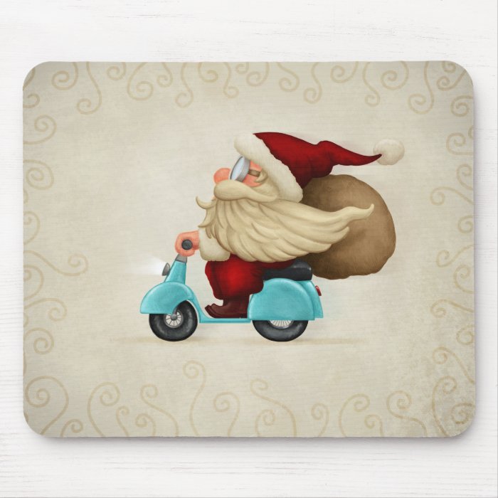 Motorized Santa Claus Mousepads
