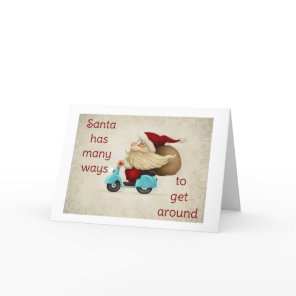 **MOTORIZED SANTA** COMING YOUR WAY! CARD