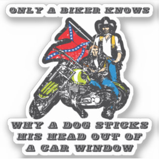 Motorrad Only a Biker knows Spruch Sticker