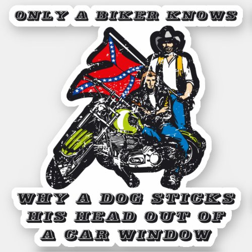 Motorrad Only a Biker knows Spruch Sticker