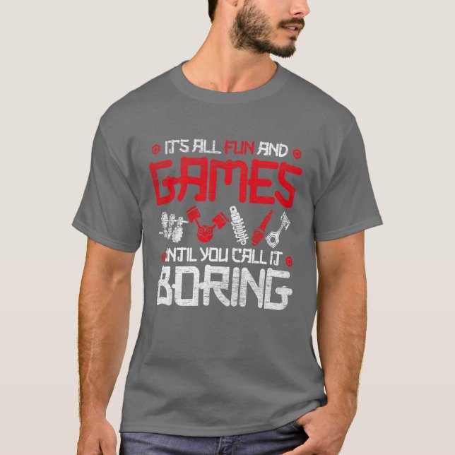 Motorsport Caruning funny T-Shirt (Front)